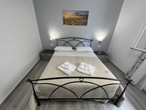 camera da letto casa il tramonto